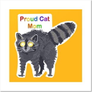 Proud Cat Mom Posters and Art